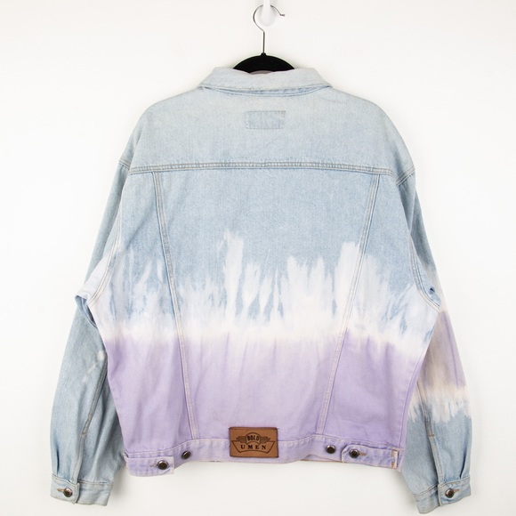 Vintage Bolo Umen Tie Dye Jean Trucker Jacket - Picture 14 of 16